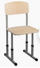 Стілець учнівський полозковий №3-6 МЕБЛІ ВІВАТ (11105-ПФ)